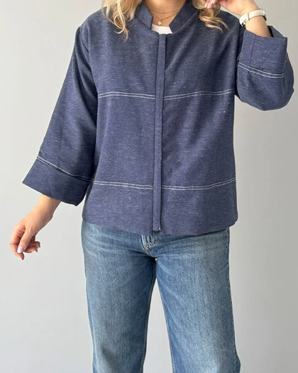 جکت Nicki (سرمه ای) (اوتلت)