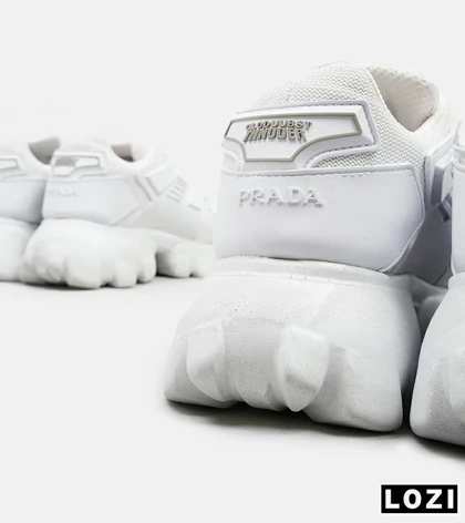 کفش کتانی مردانه سفید Prada