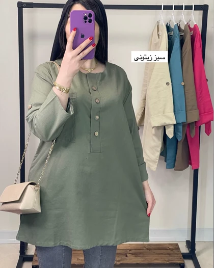 تونیک مانتویی کنفی سمانه