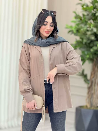 شومیز پشت پیله برش‌دار