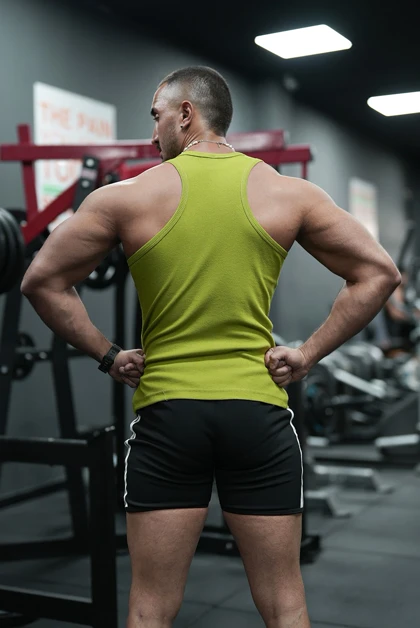 رکابی تنک تاپ قهرمانی آیسان اسلامی مغز پسته ای