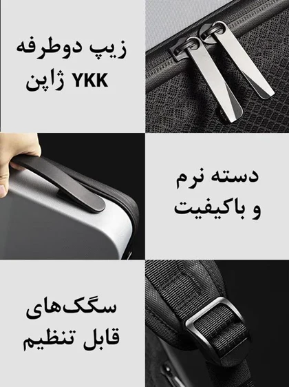 کیف کوله پشتی ضدسرقت اورجینال بنج BANGE 22201