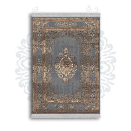 *جدید* فرشینه از جنس پارچه شانل مخمل ترک طرح فانتزی برند دفه کد 1006