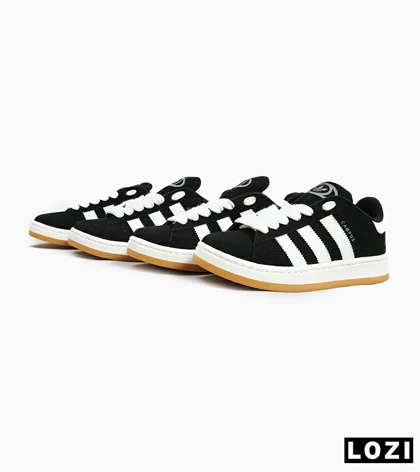کفش کتانی مردانه مشکی سفید ADIDAS Campus