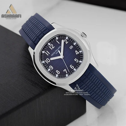 ساعت پتک فیلیپ سورمه‌ای Patek Philippe Aquanaut5168G