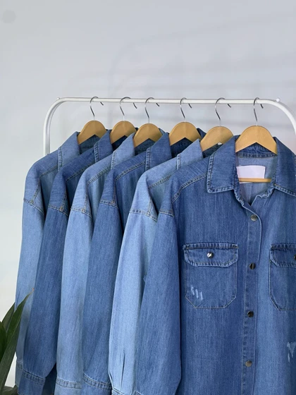 کت جین بلند آذر