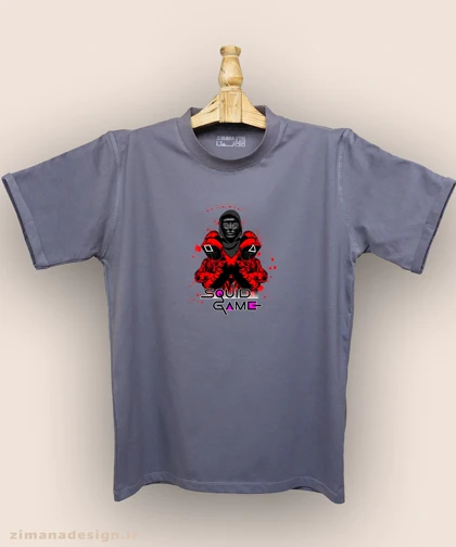 تیشرت مردانه و زنانه طرح اسکویید گیم کد 881