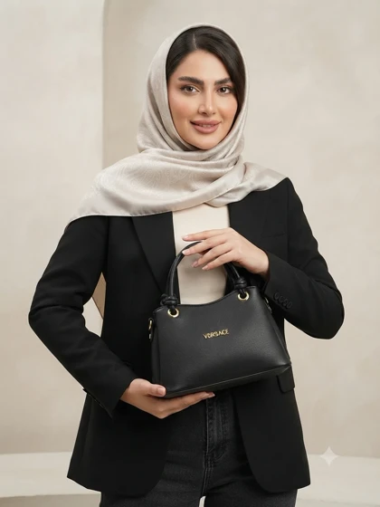 کیف زنانه دوشی ورساچی دوزیپ کد 200113 گالری روژانو قسطی