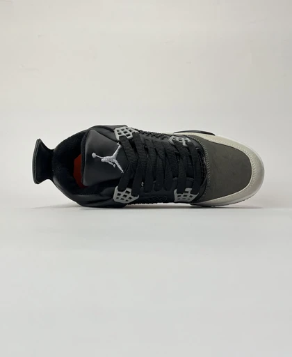 کفش روزمره نایک جردن 4 طوسی مشکی