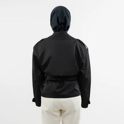 ترنچ کت دبل برست اورسایز زنانه - 62251174