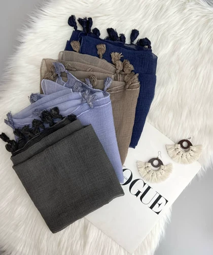 شال وارداتی حریر کد 3715