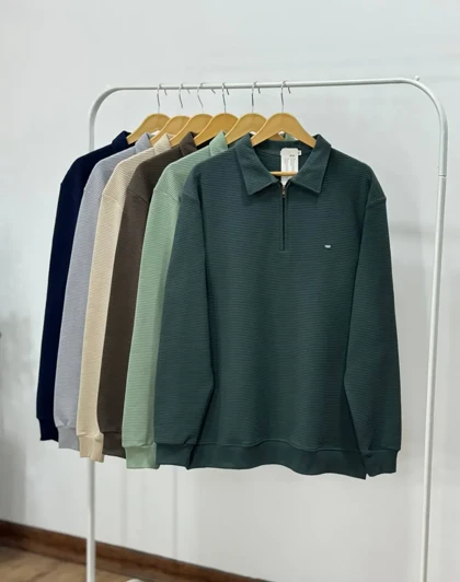 پلیور دورس مردانه جلو زیپ میران