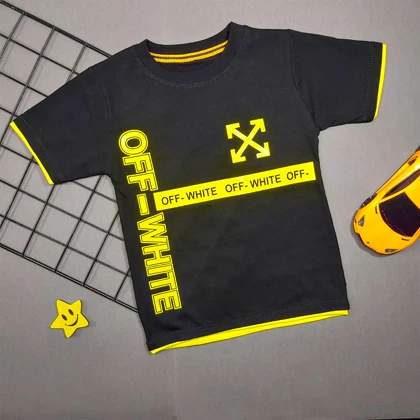 تیشرت مشکی پسرانه OFF-WHITE