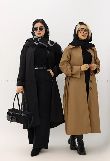 بارانی سانتانا 6دکمه آستر دار @@کد1004876