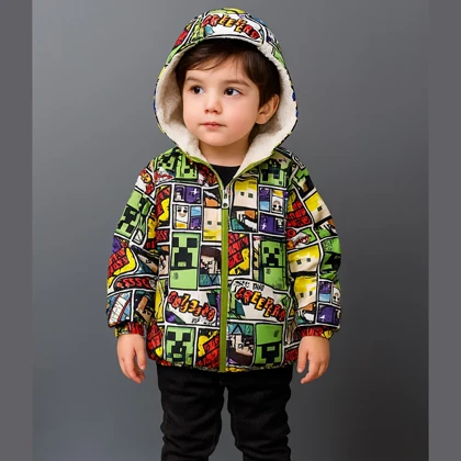 سویشرت تو خز ماینکرافت رنج4،5سال