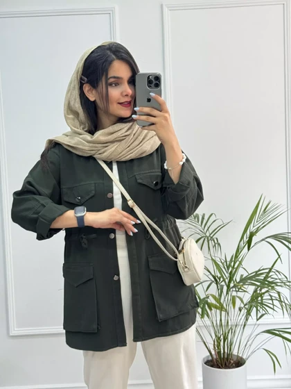 مانتو کتان شایلین