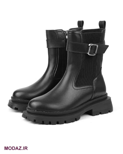 نیم بوت زنانه بغل کش سگک دار پاریس BOOT 8421