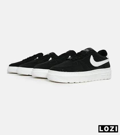 کفش مردانه و زنانه مشکی سفید NIKE AIR FORCE