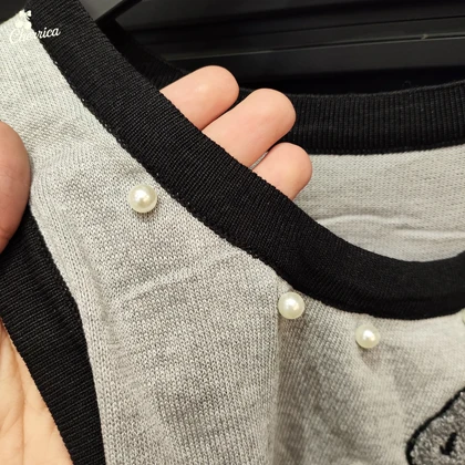 تاپ زنانه طرحدار وارداتی کد 9