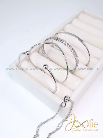 مجوعه 4 عددی بنگل-دستبند زنانه کد B2196
