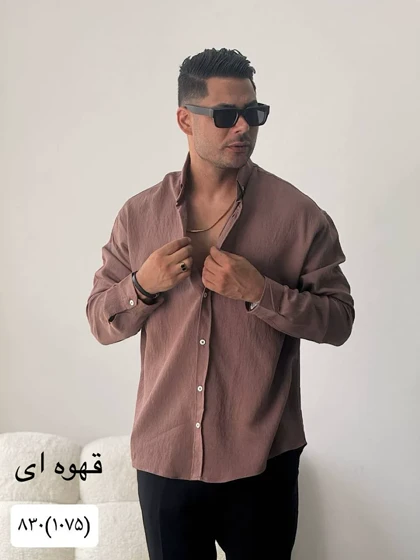 پیراهن مردانه لینن1070mc