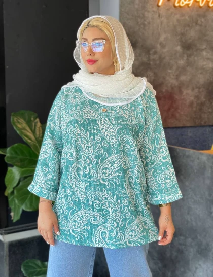 تونیک گلدونه کد : 33567