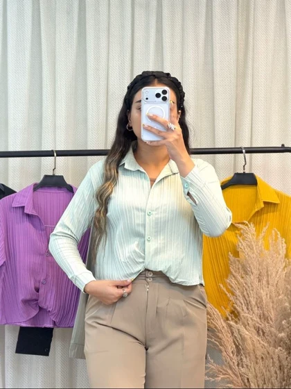 شومیز گره‌ای ترند پاییزه