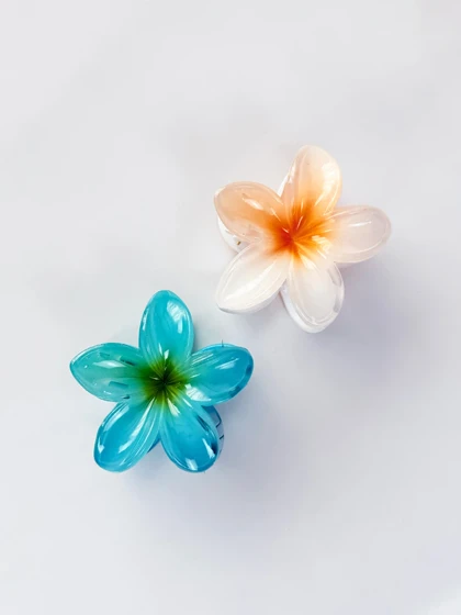 کلیپس مو طرح گل پلومریا Polomeria