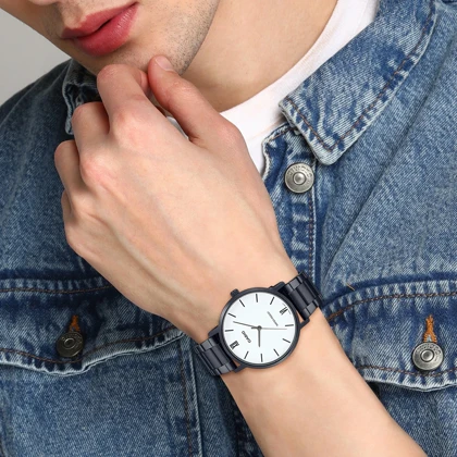 ساعت مچی مردانه کاسیو Casio مدل MTP-VT01B-7BUDF با بند استیل