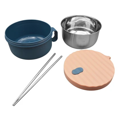 ظرف غذا و نودل خوری مدل Cup Cake ظرفیت 1200 میلی لیتر