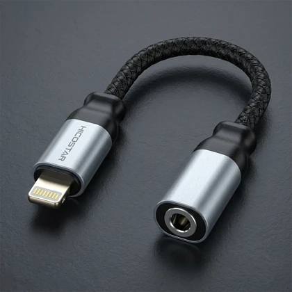 مبدل لایتنینگ به جک 3.5 میلی متری هایکو استار HICOSTAR مدل HS-T13i