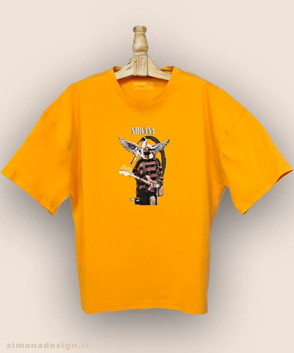 تیشرت لش مردانه و زنانه طرح نیروانا کد 982