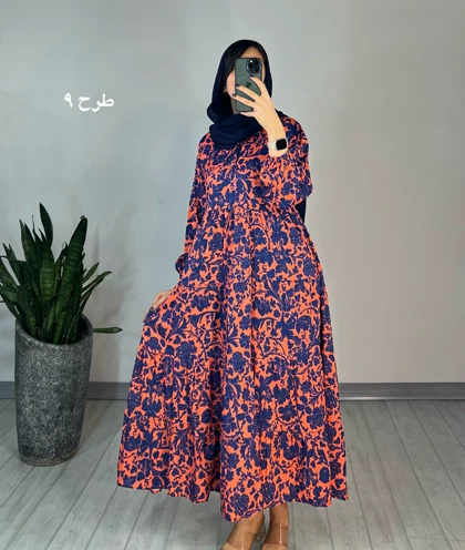پیراهن طرحدار مزونی 62