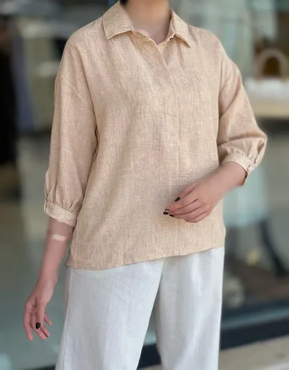 شومیز پشت دکمه کد 561