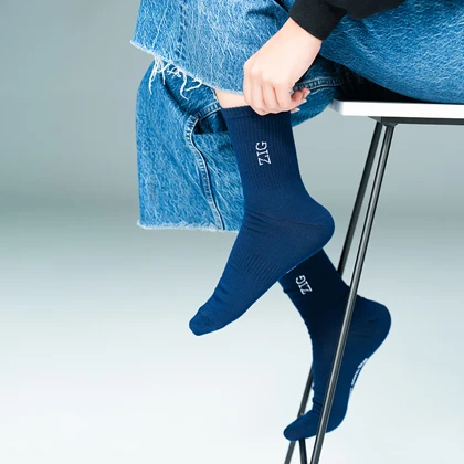 جوراب سرمه ای زیگ zig مدل Follow کد 469