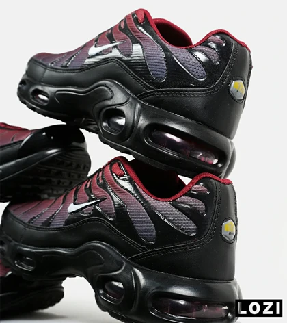 کفش کتانی مردانه و زنانه مشکی قرمز NIKE AirMax Plus TN Ultra