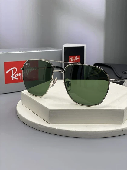 عینک آفتابی ری‌بن RB3683 فریم فلزی و عدسی کریستالی UV400