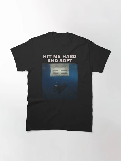 تیشرت بیلی ایلیش | HIT ME HARD AND SOFT کد 230049