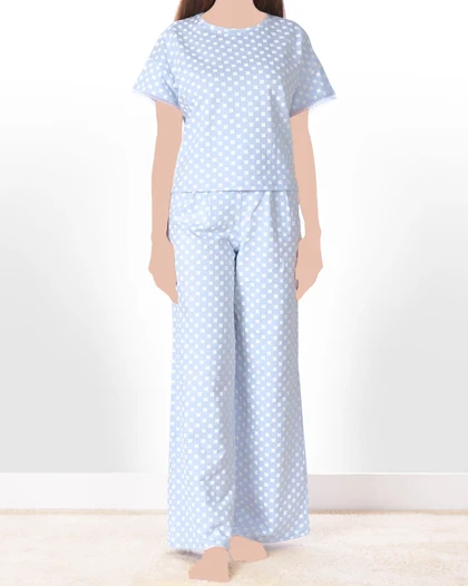 تیشرت و شلوار بلند شکوفه زنانه