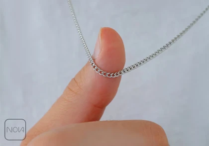 گردنبند استیل کارتیر مردانه کد 021323