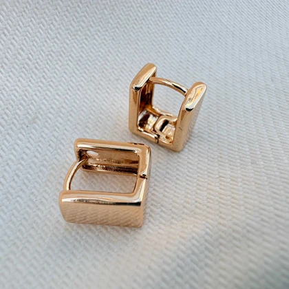 گوشواره آینه ای مربعی ژوپینگ