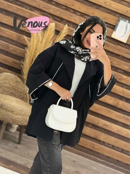 مانتو لینن پانچ مغزی دوزی