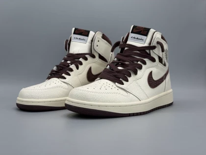 کتانی نایکی جردن1 مامانیر زرشکی مستر/Nike AJ1