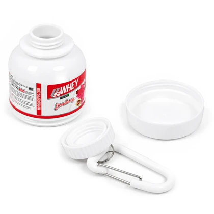 قیف پروتئین مدل Strawberry Whey ظرفیت 90 میلی لیتر