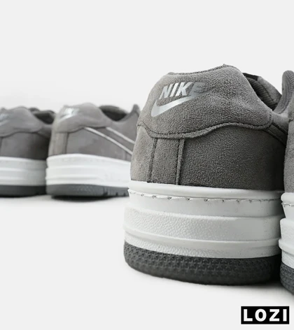 کفش کتانی مردانه طوسی نایک NIKE AIR FORCE مدل 2174