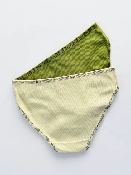 شورت اسلیپ زنانه کبریتی نوار دوزی Love