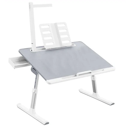 میز تحریر و لپ تاپ 17 اینچ چراغ دار سایجی Saiji مدل k8 تاشو