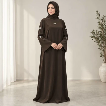 عبا ژاکلین سونیا قهوه ای