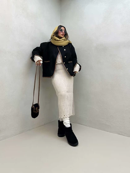 کت کیف دار تدی