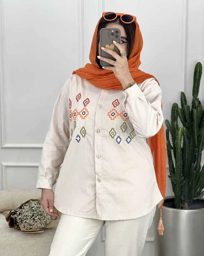 شومیز ناز بهار(41)کد 3731